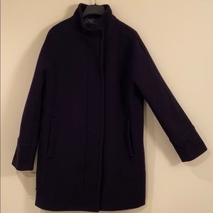 J Crew Stadium Cloth Wool Coat sz 12